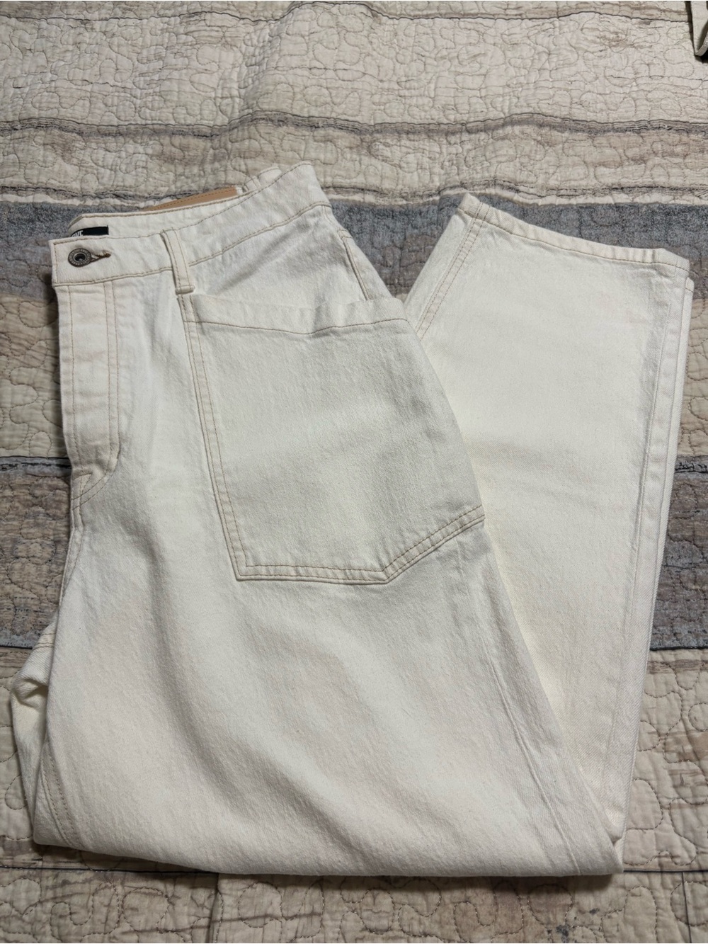 FRYE Barrel Jeans Bone Women’s Size 6 NWT